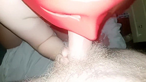 Pregnant girl sucking dick