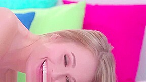 Preppy teen 18+ Discovers Lesbian Lust with Goth Babe Charlotte Sartre!