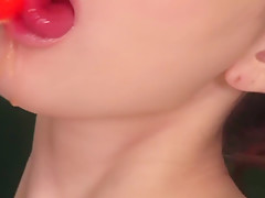 Pretty Red Head Babe, Censored Porn