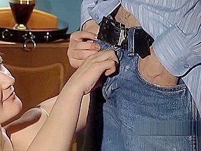 Pretty blonde slave girl likes to submit to gentle and cruel tormentor 