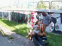 Public Disgrace - Unbelievably Hot Valentina Blue