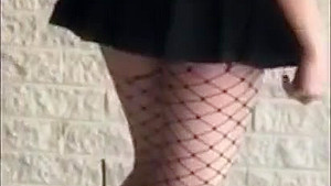 Public Nipple Clamp and Booty Flashes