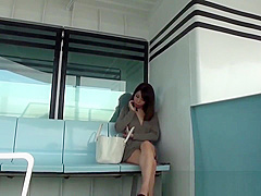 Public asian cunt flash