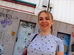 Public street sex with blonde teen 18+