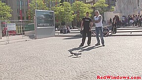 Punk dutch hooker riding tourist cock