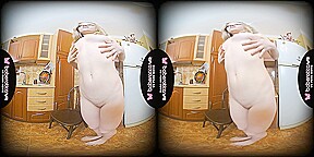 Pussy Juicy has a big meaty pussy she shows us in VR