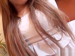 Pussy seduction with large dildo