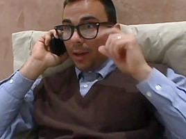RR hot girl with big tits fucks nerdy guy with big dick