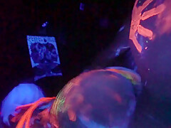 Rave After Party Ravegirl Gets Fucked And Creampie