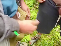 Real Men Outdoor Bareback Fuck