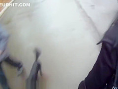 Real european beauty pickedup and drilled