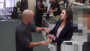 Real pawnee bent over and fucked by broker