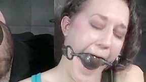 Restrained Sub Dildofucked By Maledom
