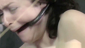 Restrained sub skank learns discipline by maledom