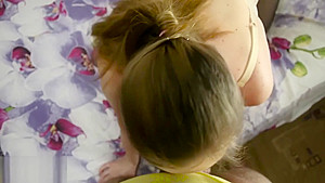 Ripped pantyhose and fucked doggy style a young Step mom