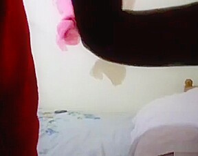 Rithika does a show in a red slip