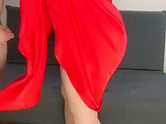 Robe Rouge Le Rend Dingue! -madameetmonsieur