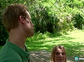 Robyn And Carmella Kiss And Fondle Before They Both Get Fucked By A Hung Stud In A Threesome 
