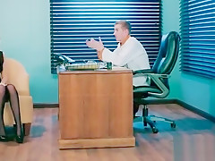 Round Big Tits Girl (Alexis Adams) Get Banged In Office clip-02