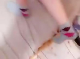 Russian college girl homemade anal and handjob