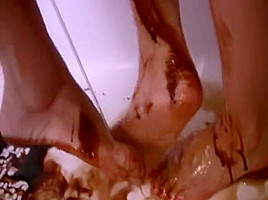 SORORITY HAZING RITUAL WET AND MESSY FEET FOOT WORSHIP HUMILIATION SHOWER