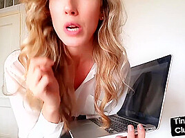 SPH femdom British babe humiliates small dick fellows