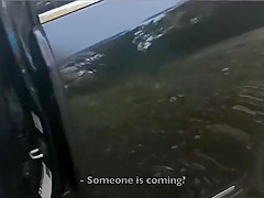 STEP BROTHER GRINDING AND CUM ON HER Step sister'S FACE NEAR PUBLIC BEACH