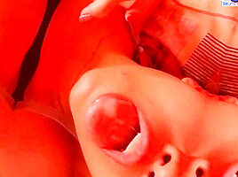 Saturno Squirt The Sexiest Latina Babe She Is In The Red Room Creamy Masturbation And Of Pouty Drool