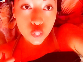 Saturno Squirt The Sexiest Latina Babe She Is In The Red Room Creamy Masturbation And Of Pouty Drool