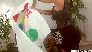 Savannah spends some time with a fan
