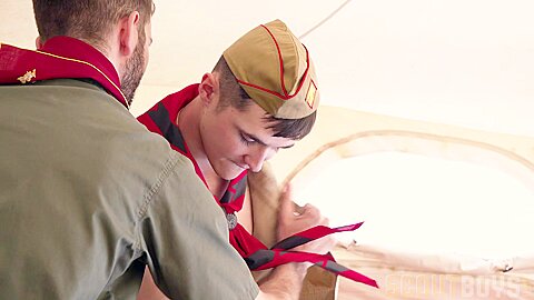 ScoutBoys - Cute smooth scout boy barebacked by horny DILF