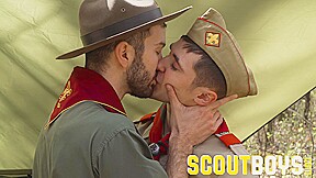 ScoutBoys Kinky hung scout leader bangs smooth scout hard