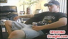 Seduced str8 barebacked at home by gaydaddy till cum