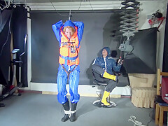 See Ronja Tied And Gagged By Stella In Shiny Nylon Rainwear And A Life Vest!