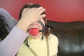 Serene hogtied