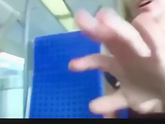 Sex In The Train With Pretty Milf  Cum Swallow