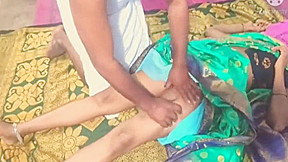 Sex With Telugu Wife In Green Sari