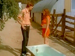 Sex outdoor on bathub