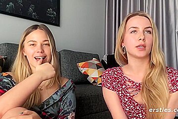Sexy Amateur Babes Take Turns On Each Other