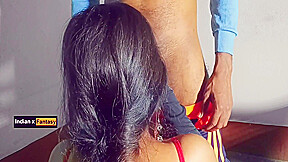 Sexy And Small Boobs Indian Bhabhi Hardsex In Standing Position With Blowjob