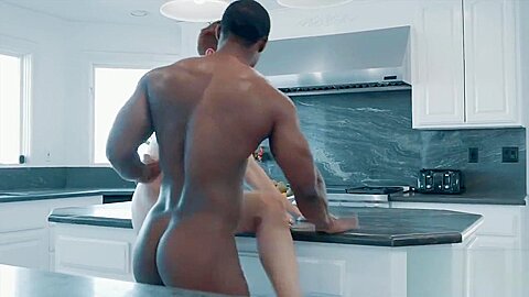 Sexy Black Hunk Cheats With Twink Neighbor - NoirMale