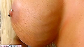 Sexy Blonde Nikki Benz fucks her boss
