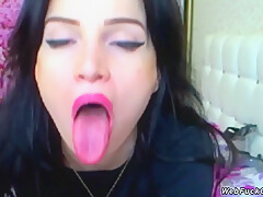 Sexy Brunette Fucks Anal Dildo On Cam - Dildo Cam