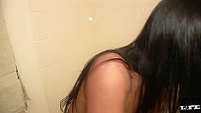 Sexy Brunette Spreads Asshole and Masturbates