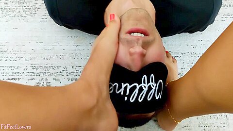 Sexy Face Massage With Her Sexy Feet
