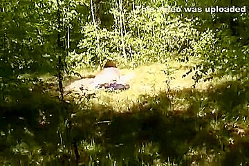 Sexy German Bbw Fingering Her Pussy In The Middle Of The Woods