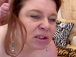 Sexy Girl Bends Over As A Huge Cock Slides Into Her Shaved Pussy
