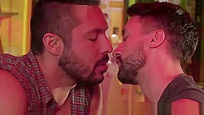 Sexy Hairy Muscle Latino Male Mouth Fucks You At The Bar!