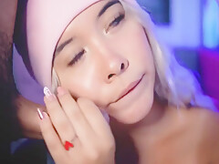 Sexy Latina Babe Looks So Sexy Sucking Cock 8 Min