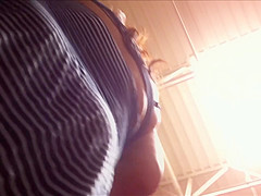 Sexy Latina MILF Upskirt